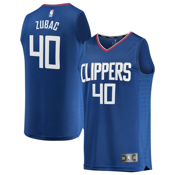 Men's Fanatics Ivica Zubac Royal LA Clippers Fast Break Replica Jersey - Icon Edition