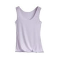 thumbnail image 2 of MPWEGNP Womens Tank Tops Sleeveless Scoop Neck Loose Fit Summer Clothes Grey M, 2 of 7