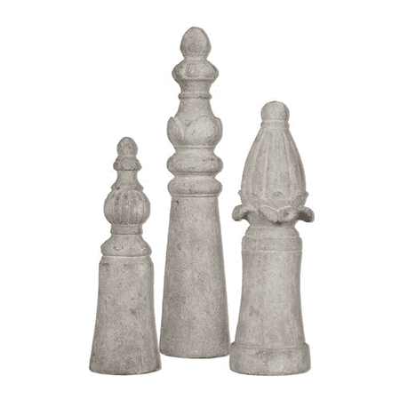 Iron Oxide Finish 3 Bulbs - Decor W/ Finish Aged Ivory and Material - MAGNESIUM OXIDE Iron sizes 6 X 28 inch