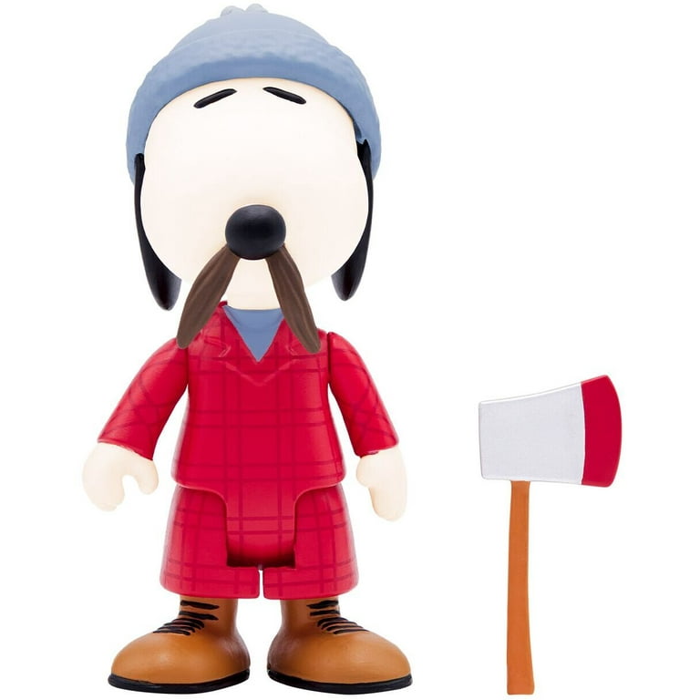 Lumberjack Snoopy Peanuts Super 7 Reaction Action Figure - Walmart.com