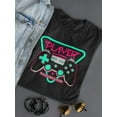 thumbnail image 3 of Gamer Joypad Console T-Shirt Women -Image by Shutterstock, Female Large, 3 of 4