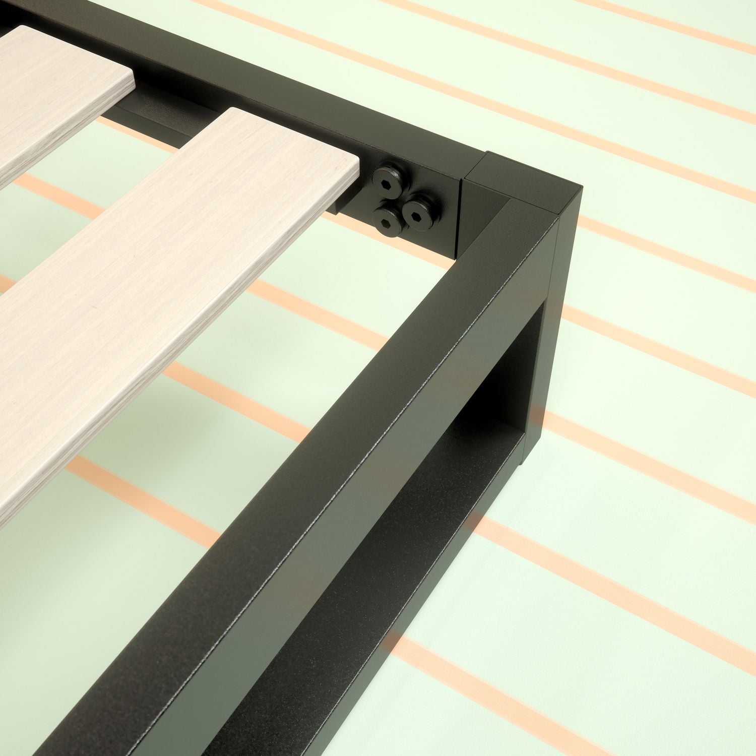 Zinus Trisha 7 inch Metal Bed Frame with Headboard