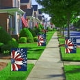 thumbnail image 5 of Welcome 4th of July Garden Flags for Outside,Double Sided American Patriotic Sunflower Small Yard Flag for Outdoor,Independence Day, Memorial Day Decorations for Farmhouse Holiday Summer 12x18", 5 of 9