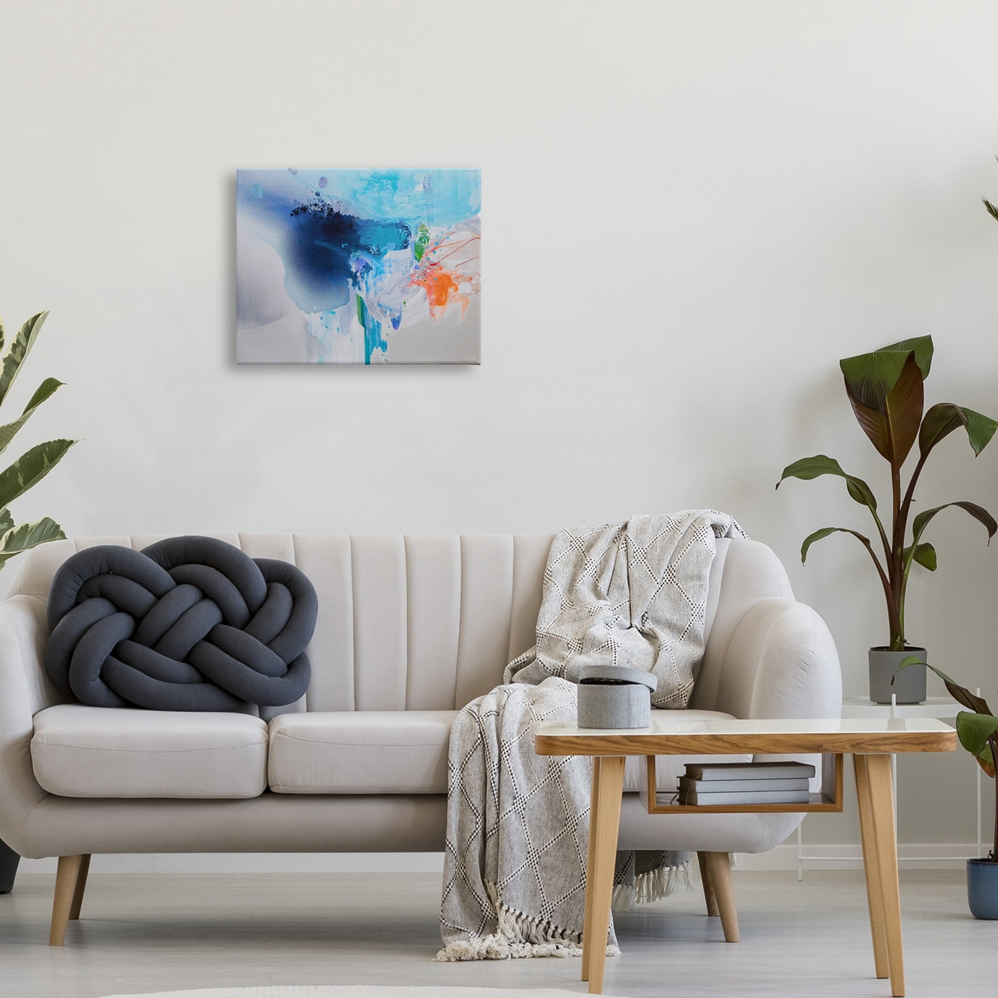 Stupell Industries Intense Painting Abstract Water Splash Fluid Ink Dilution,40 x 30, Design by Lina Alattar