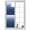 Navy Blue, variant on Static Cling Door Window Covering, Boho Modern Window Privacy Film Frosted, Middle Century Teal Yellow Orange Geometric UV Blocking Windows Film for Office, Hotel, Bedroom, 29.5 x 78.7 Inches