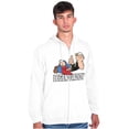 thumbnail image 4 of Popeye Cartoon Legendary Daddy Zip Hoodie Sweatshirt Men Brisco Brands M, 4 of 6