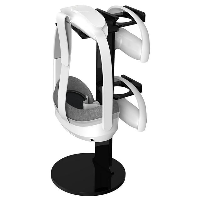 Support de Bureau pour Casque VR, Support d'Affichage pour Manette, Compatible avec Quest 2/Quest Pro/Pico4