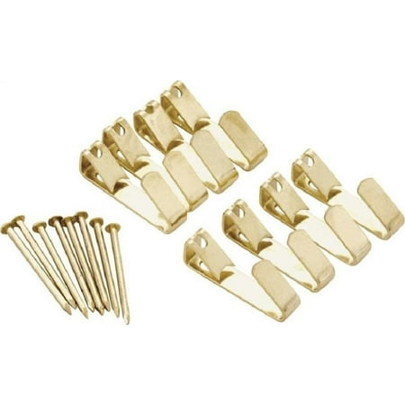 

Prosource PH-122308-PS Picture Hanger Polished Brass Card of 8