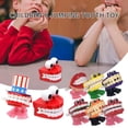 thumbnail image 1 of Clockwork Winding with Eyes Jumping Teeth Ghost Teeth Toy Denture Model Kids Toys Jumping Teeth, 1 of 2