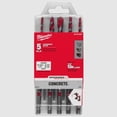 thumbnail image 1 of Juego de brocas para martillos Milwaukee Shockwave Carbide, 5 piezas, 1 of 1