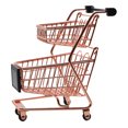 thumbnail image 4 of WHAMVOX Golden Mini Shopping Cart for Desk Decor with Iron Material and Small Size Perfect for Organizing, 4 of 8