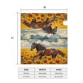 thumbnail image 6 of PHELIKA Horse Sunflowers 12 Magnetic Mailbox Covers Post Letter Box Cover Standard Size 21"H x 18"W, 6 of 8
