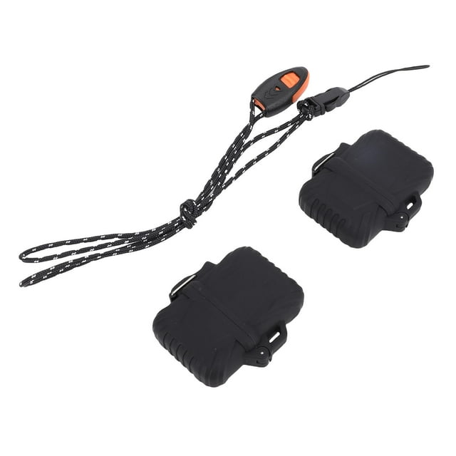 Boîte de Rangement, Boîte de Rangement de Poche Protectrice 2 Pcs pour Sports et Activités Extérieures Noir