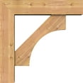 thumbnail image 3 of Ekena Millwork 7 1/2"W x 32"D x 32"H Westlake Block Smooth Bracket w/ Offset Brace, Western Red Cedar, 3 of 25