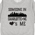 thumbnail image 3 of Inktastic Charlotte North Carolina Someone Loves Me Toddler Sweatshirt, 3 of 4