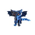 thumbnail image 2 of Fantasy Dragon Cat Figurine, Unique Hand-Painted Collectible Sculpture, Gothic Mythical Creature Home Decor, Perfect Gift for Fantasy Lovers, 2 of 5