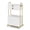 White, variant on Salon Trolley Cart with Lockable Wheels, Beauty Station Cabinet with Drawer for Hair Stylist Makeup Tool Organizer, Spa Barbershop (White)