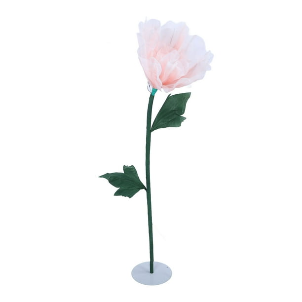 Proporro de Flores de Peonía Eléctrica, Desmontable de Flores de Seda Artificiales Desgarrables Simulacia de Varilla Flexible de Flores Flexibles Hermosas Con Luz Led Para El