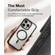 thumbnail image 4 of Funda para iPhone 15 Pro MAX Ringke Negro Mate con Respaldo Translúcido y Compatible con MagSafe, 4 of 9