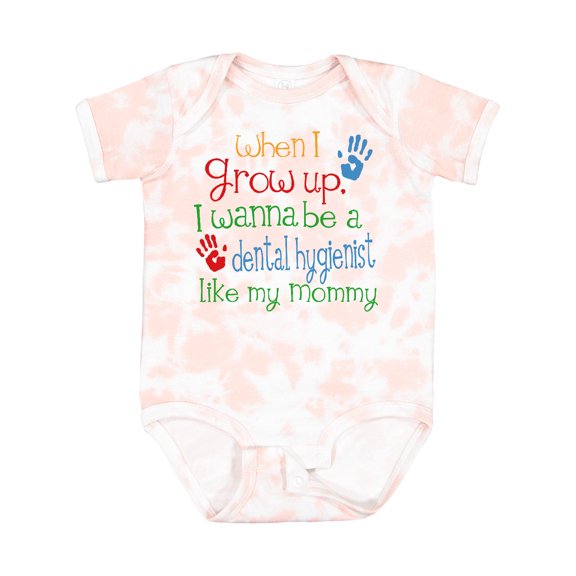 Inktastic Dental Hygienist Like Mommy Boys or Girls Baby Bodysuit