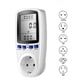 thumbnail image 2 of Toma de medidor de energía digital, consumo de energía con 7 modos y pantalla LCD, monitoreo de energía del zócalo de consumo de energía para electrodomésticos grandes, 2 of 5