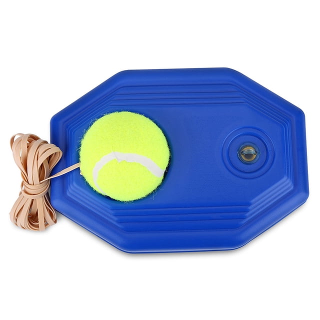 Ccdes Tennis Training Ball,Tennis Ball Back Trainer,Tennis Ball Back Base Trainer Set with Rubber Elastic Rope for Single Person Practice
