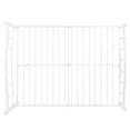 thumbnail image 6 of SESSLIFE Queen Size Platform Bed Frame with Headboard and Metal Slats, Vintage Style Mattress Foundation, Strong Metal Slats Support, Easy Assembly, White, 6 of 6