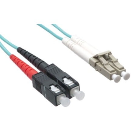 UPC: 0841280159510 | Axiom LC/SC Multimode Duplex OM4 50/125 Fiber Optic Cable 40m  TAA Compliant