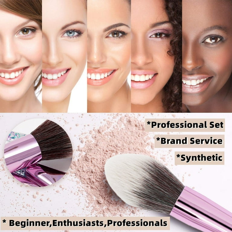Fiber Hair Fan Brushes Facial Brushes Soft Makeup Brush Cosmetic Applicator  Tool