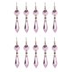 thumbnail image 1 of 10 cuentas de cristal de carámbano para candelabros, cortinas y decoración de bodas, 1 of 5