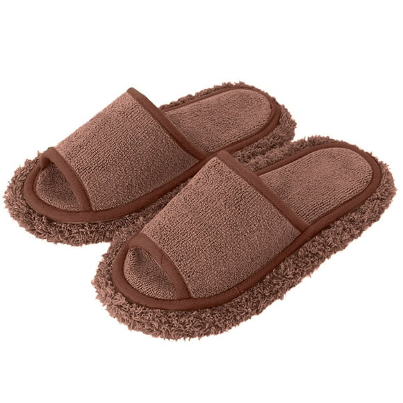 XEGLSBU Women's Orthopedic Slippers with Arch Support Adjustable Open Toe House Shoes for Plantar Fasciitis