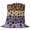 Purple, variant on Aqua Brown Blanket Soft Cozy Warm Throw Blanket for Couch, Plush Fuzzy Flannel Fleece Blankets for Sofa, Rustic Farmhouse Dog Paw Vintage Bed Blankets Lightweight Gifts for Women, 32"x48"