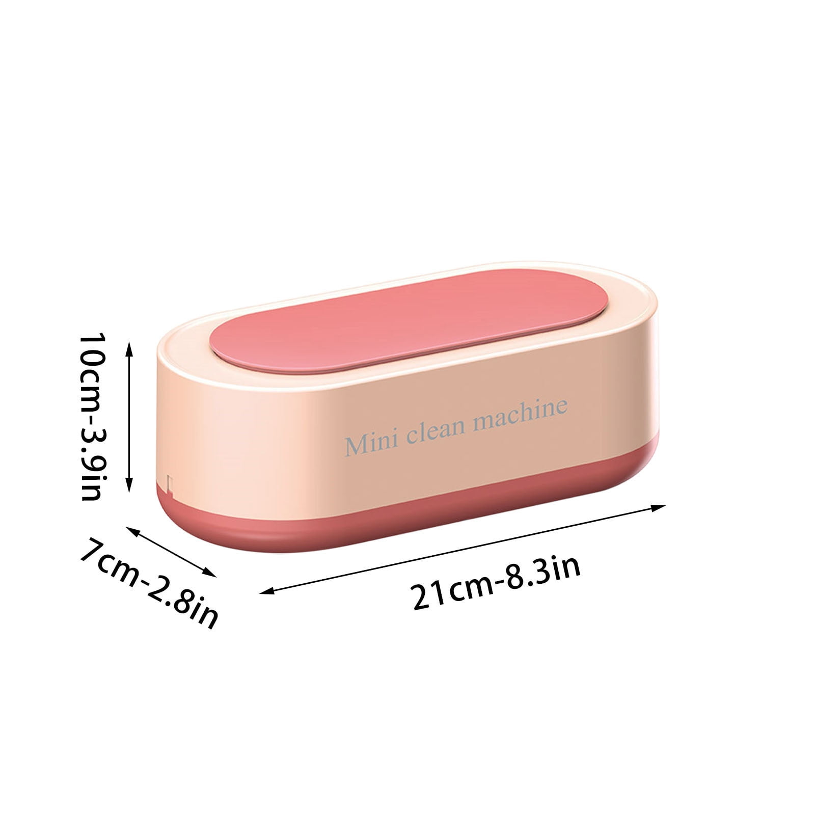 3 Set of Portable Ultrasonicing Cleaning Small High Frequency Vibration Jewelry Glasses Watches Cleaner 360 Degree Cleaning Box