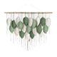 thumbnail image 1 of Tapiz de pared de macramé, decoración de pared, arte bohemio, decoración del hogar, tapiz nórdico tejido arriba 21 hojas, 1 of 9
