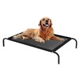 thumbnail image 1 of Cama alta para perros y mascotas pequeños, medianos y grandes, cama alta para perros con marco duradero y red, cuna para perros con patas de goma para uso interior y exterior, lavable, negro(Medium), 1 of 6