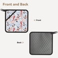thumbnail image 2 of Disketp Sea Horse And Corals Pot Holders Kitchen Insulation Mats Heat Resistant Pot-Holder Oven Anti-Scald Pads for Cooking Baking, 7.1*7.1inch, 2 of 8
