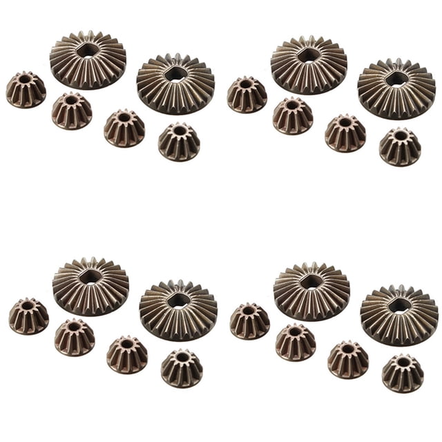4 juegos Engranaje Diferencial 24T Y Engranaje Diferencial 11T EA1039 para JLB Racing CHEETAH 1/10 Brushless