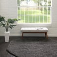thumbnail image 4 of Unique Loom Everyday Shag Collection Area Rug - Solid (7' 10" Octagon Dark Gray), 4 of 8