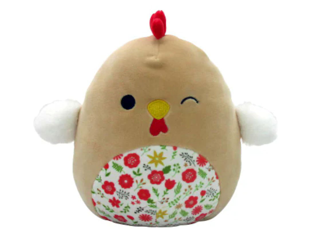 Squishmallows 8" Rutie the Rooster with Floral Belly