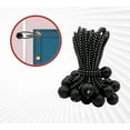 thumbnail image 3 of (500 Pcs) 6 Inch Ball Bungee Cords for Tarp Tie Down - Heavy Duty Canopy Bungee Loop Cords w/ Balls for Camping, Shelter,Cargo,Tent Poles (5 MM Thick), 3 of 13
