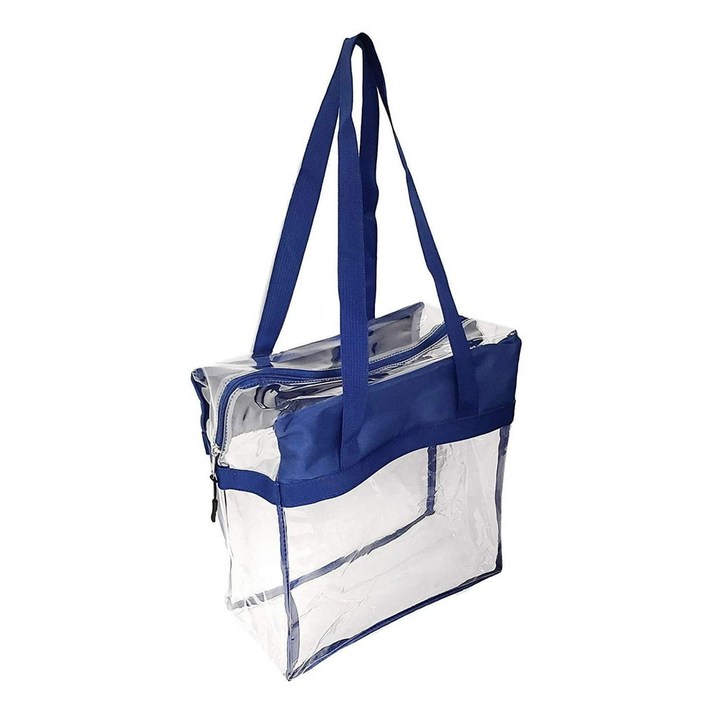 Custom Personalized Clear Tote Bag NFL Stadium Approved 12" X 12" X 6