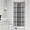 Black Gray And, variant on Black White Checkerboard Checkered Pattern Shower Curtain 36"x72" ,Bathroom Decorative Shower Curtains Set with 12 Hooks,Modern Waterproof Washable Shower Curtain