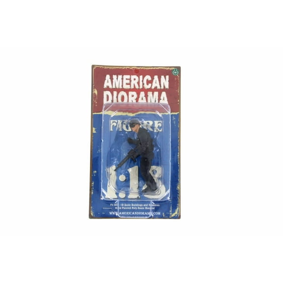 SWAT Team Flash Figurine, American Diorama 77419 - 1/18 Scale Figurine Hobby Accessory