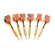 Dartboard Game Set Double Sided Dartboard 16.5Includes 6 Brass Tipped Darts