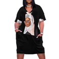 thumbnail image 1 of Vestido de bolsillo suelto Whoopi, ropa de verano, vestido para mujer, vestidos de fiesta de verano para mujer, 1 of 6