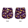 thumbnail image 3 of Gukieu Halloween Gnomes1 Print Women's Sports Shorts with Drawstring Elastic Waistband for Running, Yoga, Fitness-Large, 3 of 7