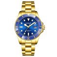 thumbnail image 4 of Mens Waterproof Quartz Watch With Black White Gold Color Variants And Durable Case, 4 of 11