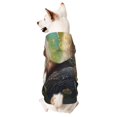 thumbnail image 1 of Fotbe Daisy Sleeping Sloth Sudadera con Estampado para Perros Pequeños – Suéter con Capucha para Mascotas, Tela Suave de Forro Polar con Bolsillo-Large, 1 of 7