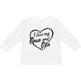 thumbnail image 3 of Inktastic I Love My Oma and Opa in Black Chalk Heart Boys or Girls Long Sleeve Toddler T-Shirt, 3 of 5