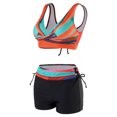 thumbnail image 6 of Women's Bikini Set Printed Two Piece Fashion Sexy Swimsuit with Removable Bra Pads No Underwire for Beach Vacation,Orange,M, 6 of 6